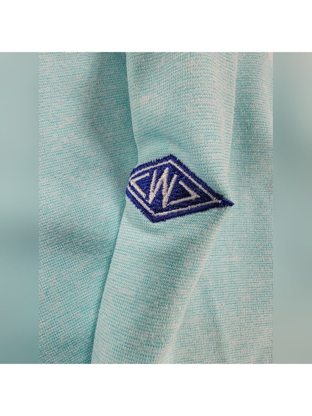 Zero Restriction Mari Mock Neck Pullover Womens XS Westchester Golf Turks Blue - Picture 2 of 11